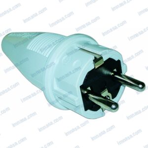 CLAVIJA ELEC PVC MACHO GRIS T-FRANCES