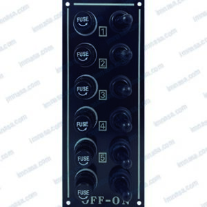 PANEL INTERRUPTOR 6 FUSIBLES
