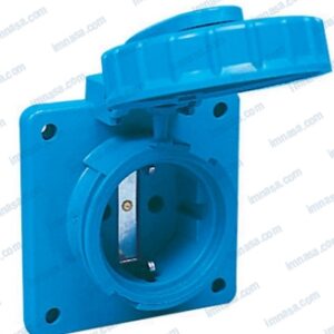 BASE SCHUCO CON TAPA AZUL 75X75mm
