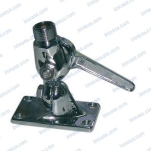 BASE ANTENA ABATIBLE CUBIERTA LATON CROMADO