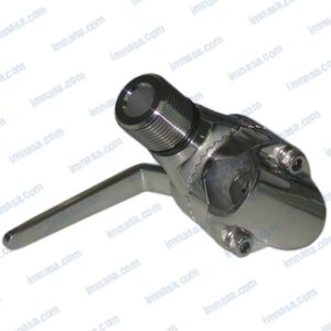 BASE ANTENA ABATIBLE TUBO 22/25mm INOX