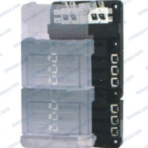 CAJA PORTAFUSIBLES 12P MAS BUSBAR CONEXIÓN R