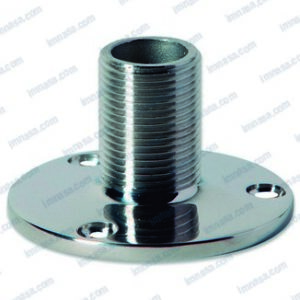 BASE ANTENA PLANA 4Cm INOX SCOUT