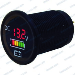 VOLTIMETRO DIGITAL CON DISPLAY LED 12/24V
