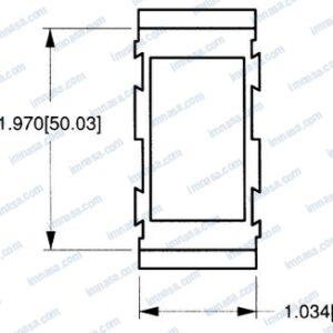 SOPORTE MONTAJE INTERMEDIO DE PANEL CARLINGSWITCH