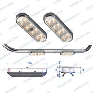 LUZ ARUILLADA O PLANA 12-24V IP65