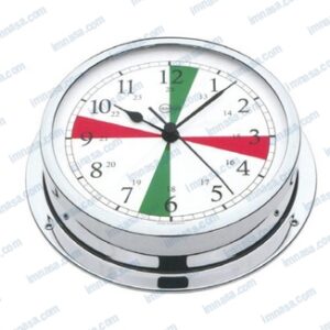 RELOJ HORARIO CROMADO 130MM BARIGO