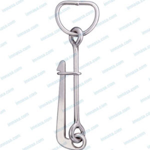 GANCHO DE DESLIZAMIENTO BALSA INOX 150mm HAMMAR
