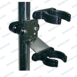 SOPORTE LUZ SALVAMENTO INOX
