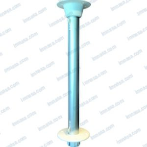 PIE MESA ANODIZADO CON BASE PVC