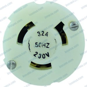 ENCHUFE 32A 2 POLOS 3SEGUROS MARINCO