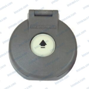 PULSADOR CUBIERTA PERFORADO GRIS LEWMAR