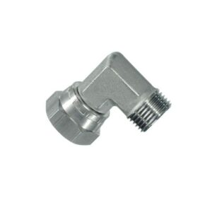 ADAPTADOR CODO MACHO TUERCA LOCA INOX