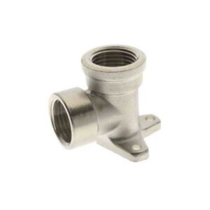 CODO HEMBRA 1/2 CON FIJACION LATON NIQUELADO
