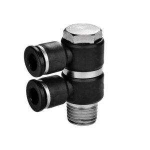 RACOR INSTANTANEO CODO MACHO SALIDA TUBO DOBLE ORIENTABLE