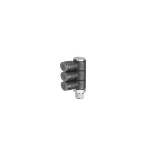 RACOR INSTANTANEO CODO MACHO SALIDA TUBO TRIPLE