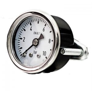 MANOMETRO 40 ROSCA CENTRAL 1/8" CON BRIDA