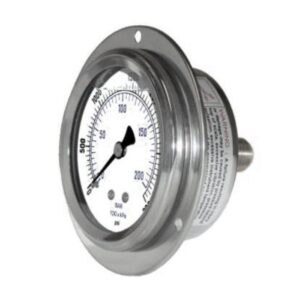 MANOMETRO Ø63 ROSCA CENTRAL 1/4" ARO GLICERINA
