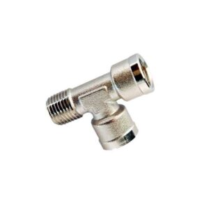 T HEMBRA MACHO LATERAL LATON NIQUELADO