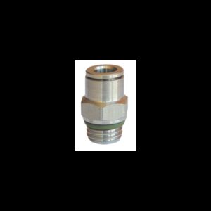 UNION RECTA TUBO ROSCA CILINDRICA INOX