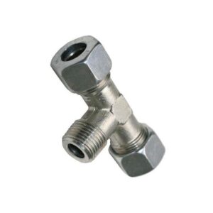 UNION TUBO TE ROSCA CONICA CENTRAL DIN-2353 L