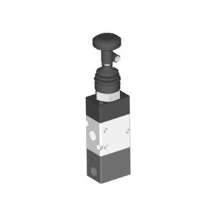VALVULA 1/8" POMO TIRADOR RETORNO NEUMATICO O MANUAL