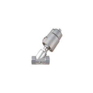 VALVULA ASIENTO INCLINADO N. CERRADA INOX