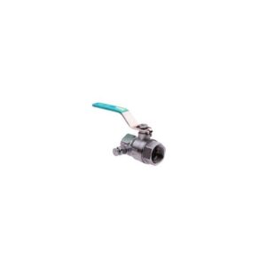 VALVULA BOLA LATON PN-25 CON PURGA